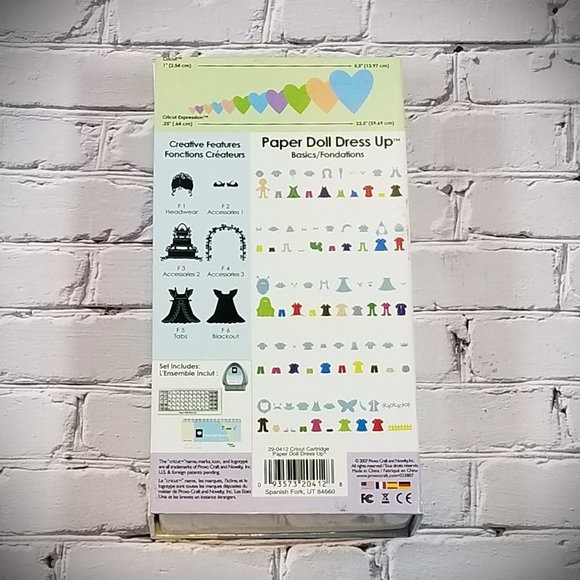 CRICUT - Paper Doll Dress Up - Provo Craft 2007 - Picture 5 of 5